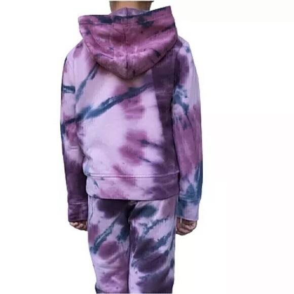 IMPERIAL STAR Big Girls Hooded Fleece Tie-Dye Fleece Pullover, hoodie - Picture 4 of 4